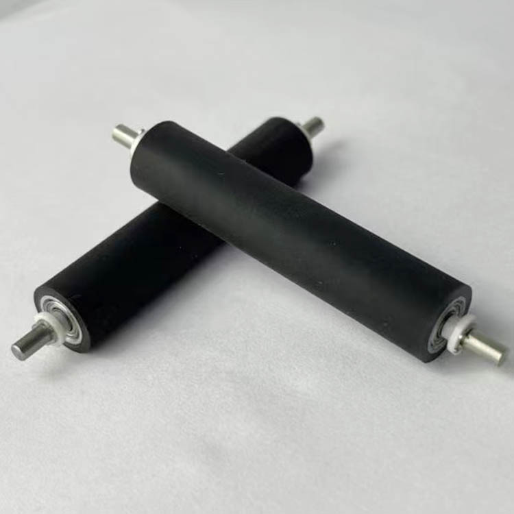 Rubber coated roller