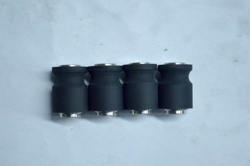 Custom Rubber Covered Wheel OEM Service – NBR/EPDM/Silicone Coating Available