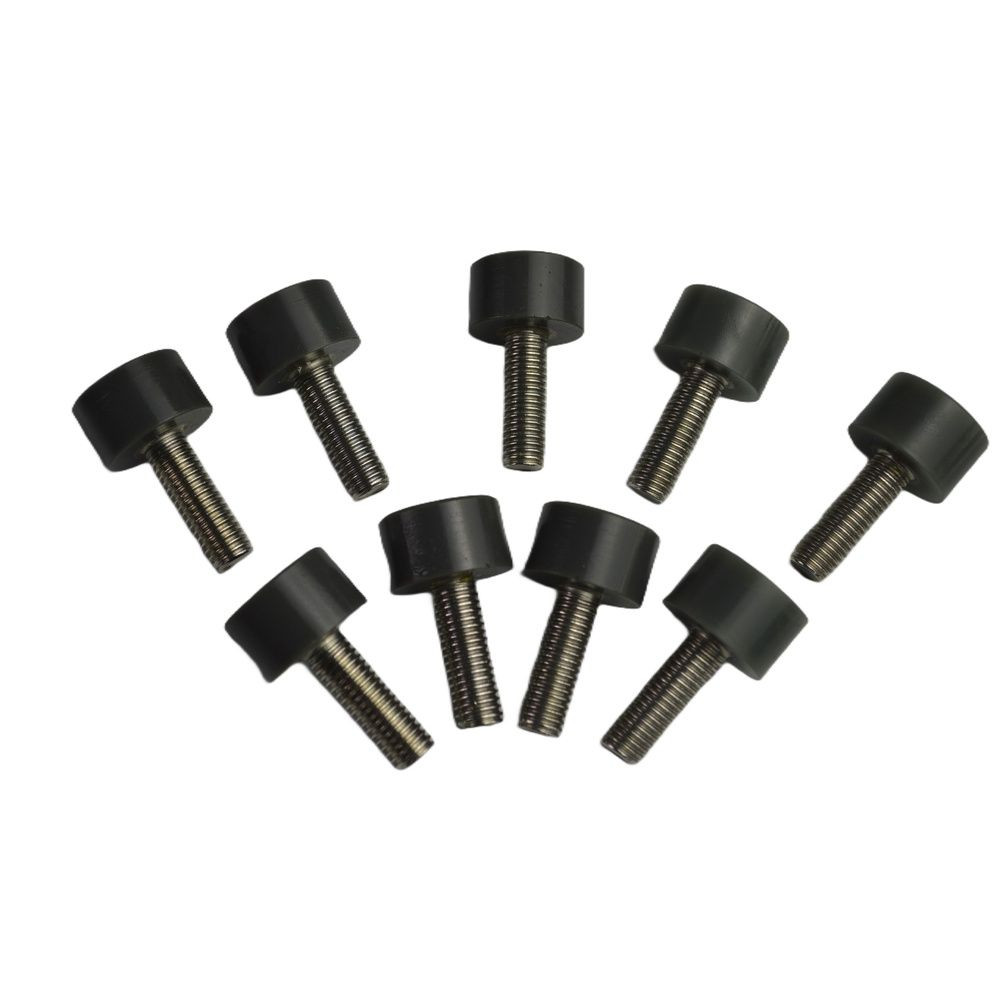 Polyurethane Coated Screw Threaded Stopper Bolt with Urethane Pad Customizable
