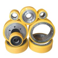 Custom Polyurethane (PU) Coated Wheels | Wear Resistant Loading Rollers for Industrial Use